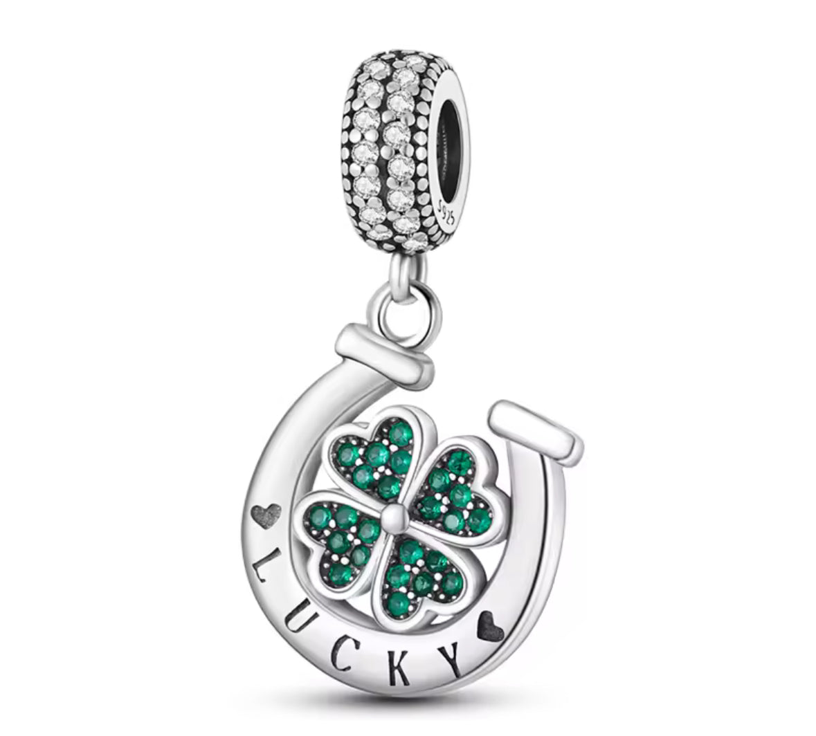 Charm trébol y herradura