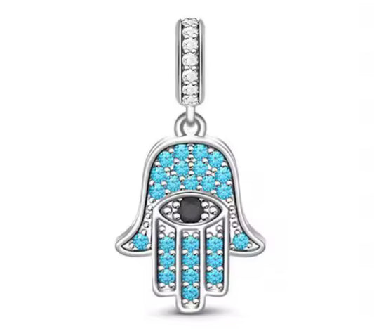 Charm azulon mano Fátima