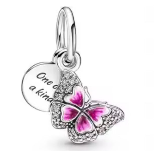 Charm mariposa rosita