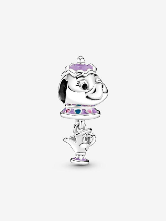 Charm Colgante Sra. Potts y Chip La Bella y la Bestia de Disney